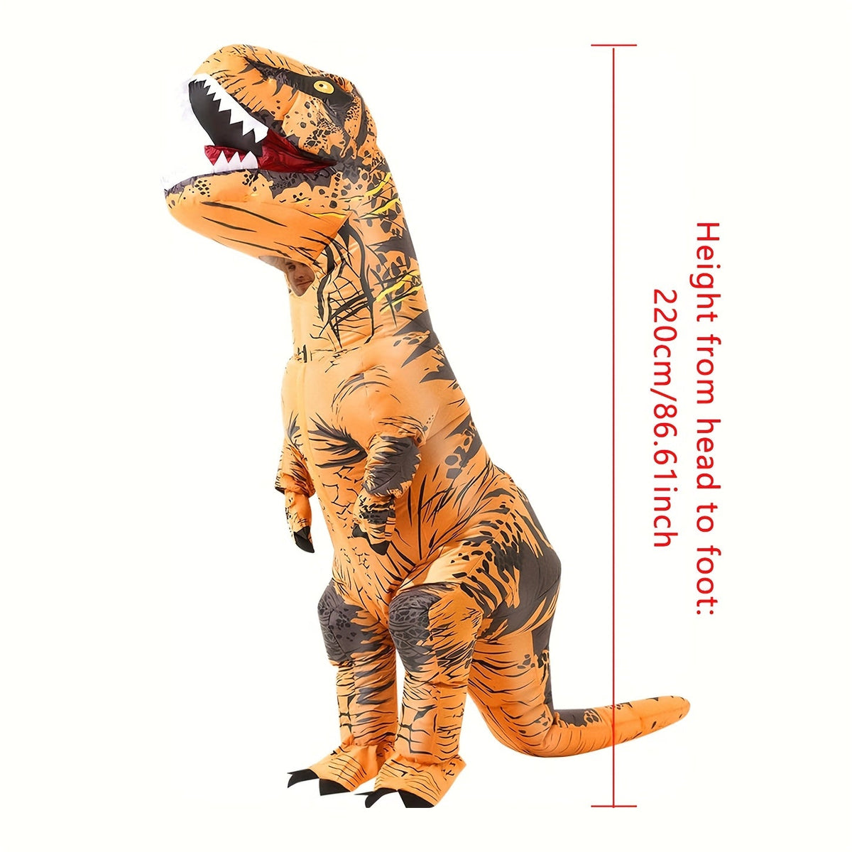 Adult T-Rex Inflatable Dinosaur Costume for Halloween